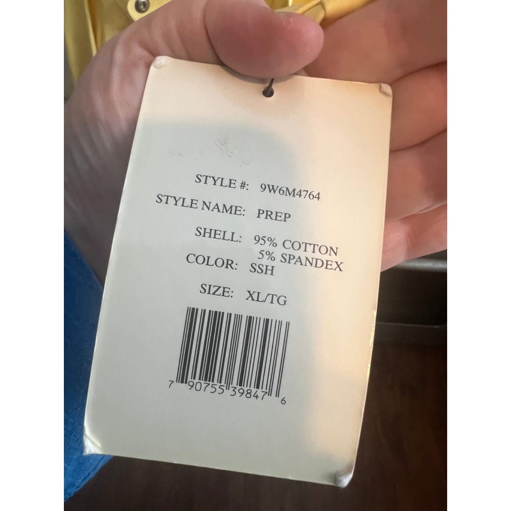 NWT Nine West Yellow Pea Coat Size XL - Picture 7 of 9